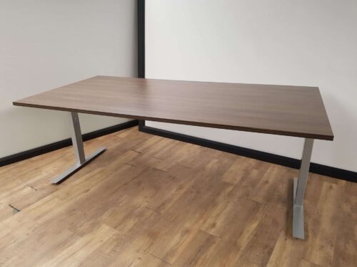 Vergadertafel 200 x 100cm (Antraciet eiken)