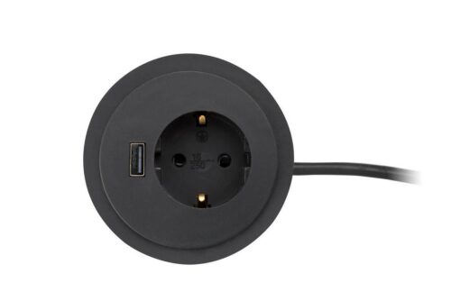 Inbouwspot 1x stoom + 1x USB stroom
