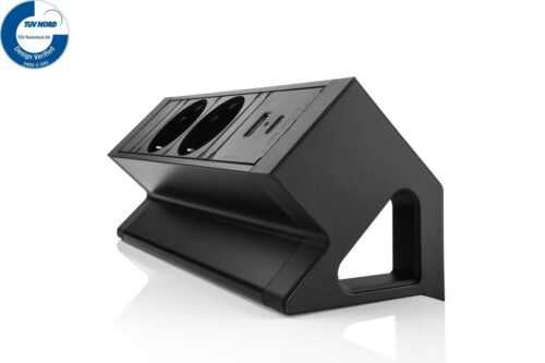 Opbouw bureau stroompunt 2x randaard + usb a+c