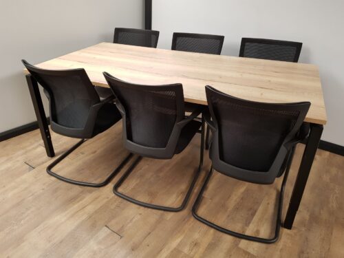 Vergadertafel Q line 200 x 100 cm