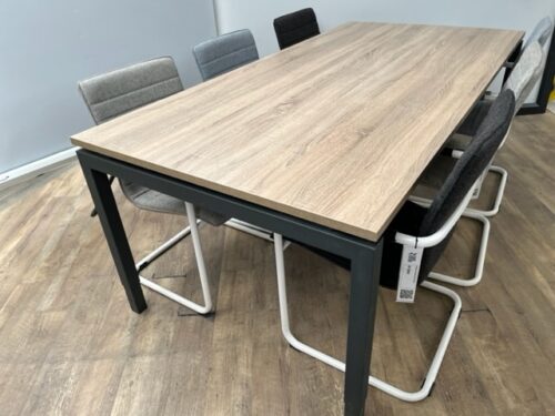 Vergadertafel Q-line antraciet