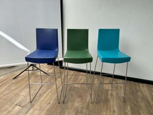 Montis barkrukken blauw paars groen