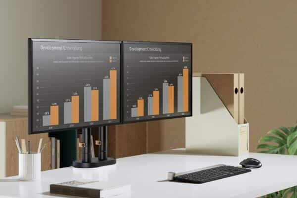 Dubbel monitorarm smartview