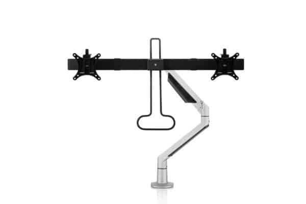 Dubbele monitor arm met crossbar