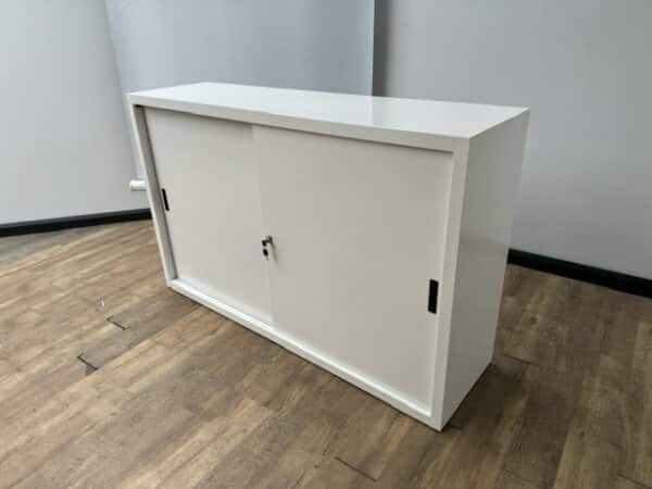 Witte schuifdeurkast van 160 x 100 x 45