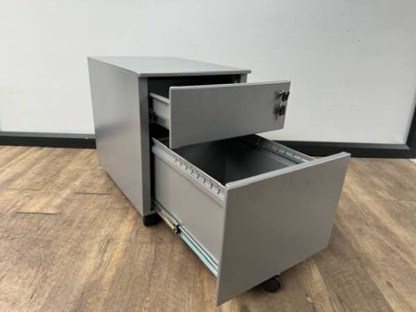 Metalen ladeblok dossierlade (aluminium)