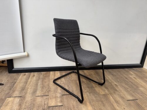 Vergaderstoel ribbel slede frame