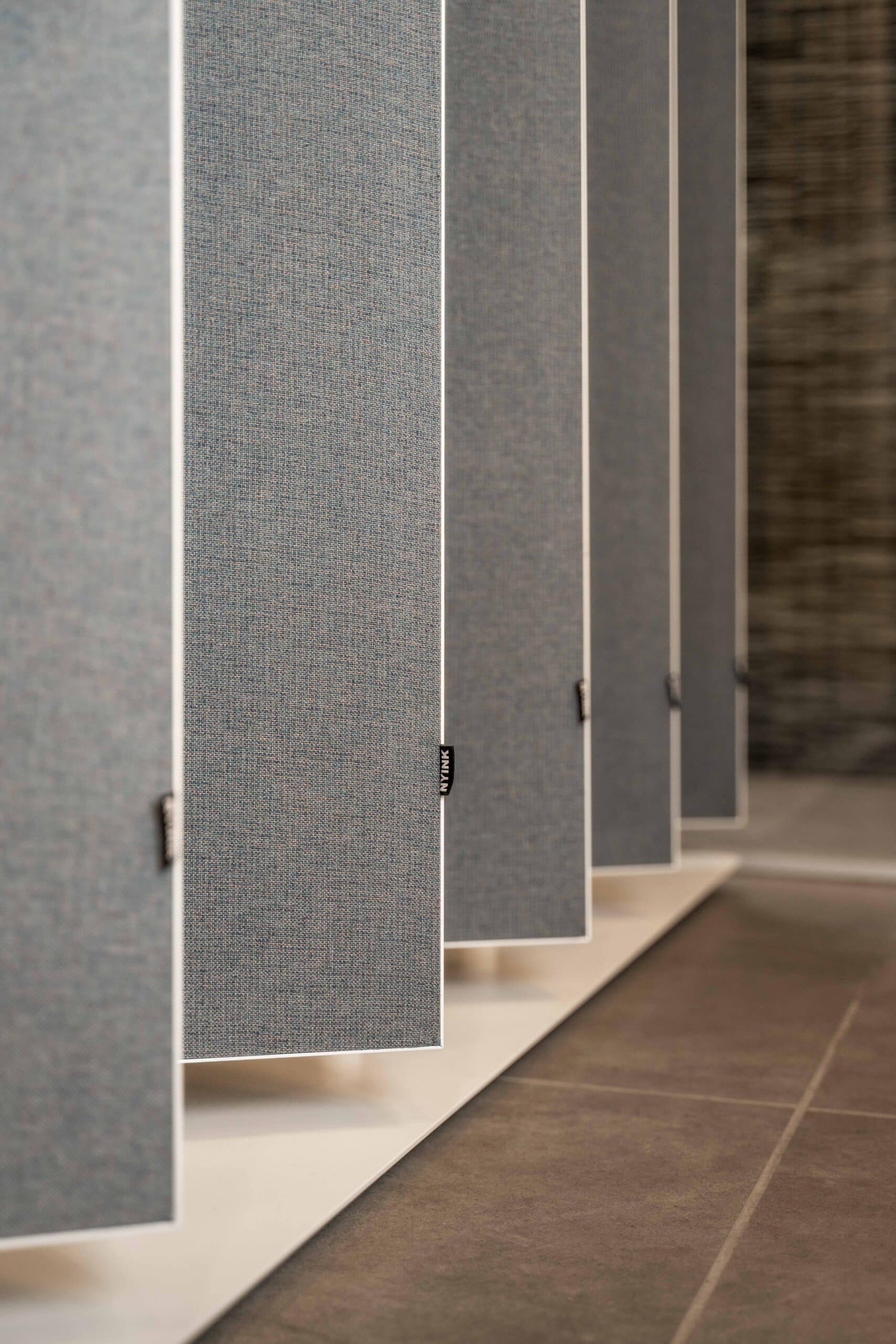 Akoestische roomdivider lamellen