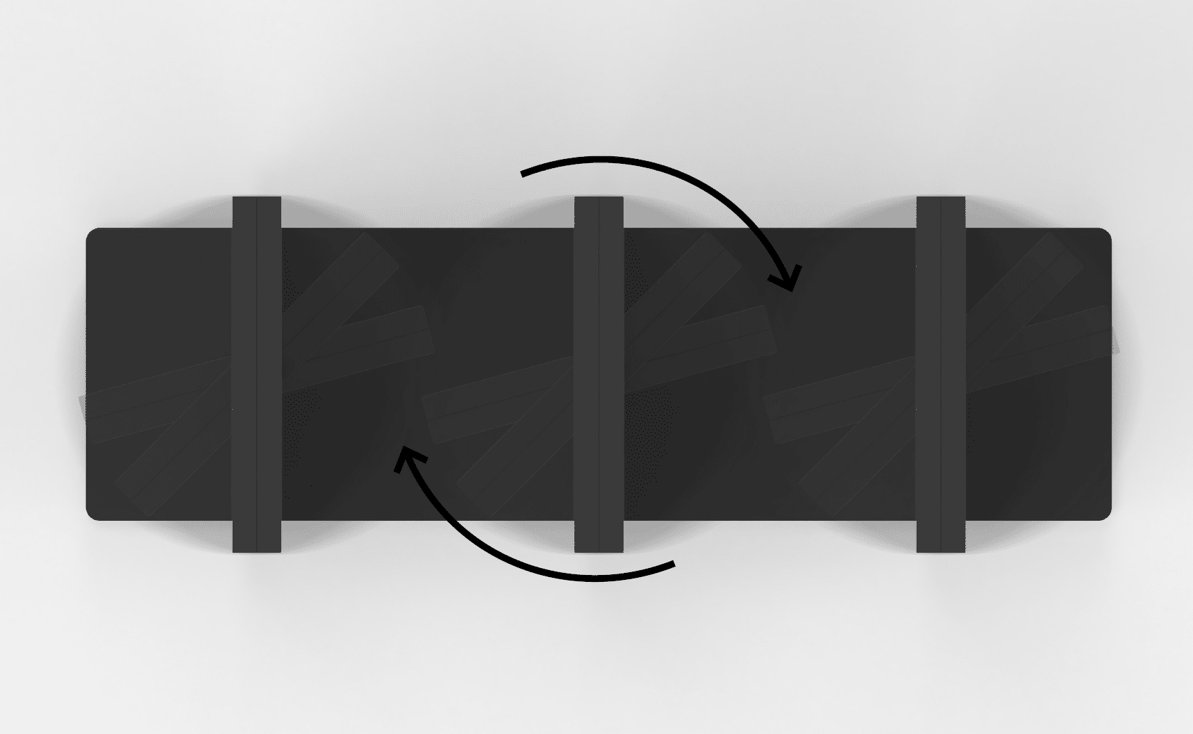 Akoestische roomdivider lamellen