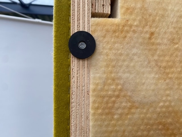 Akoestische magnetisch wandpaneel (Groen)