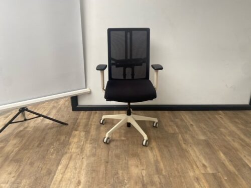 Bureaustoel mesh (wit)