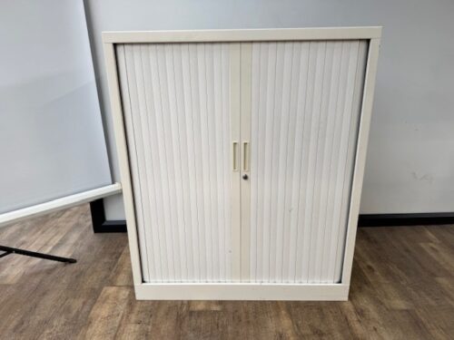 Roldeurkast wit 118 cm hoog
