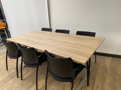 Vergadertafel Teezz aluminium 200 x 100