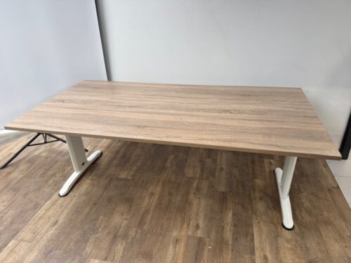 Vergadertafel Work 200 x 100 wit