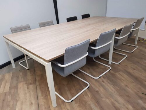 Q-line vergadertafel 320x160 wit