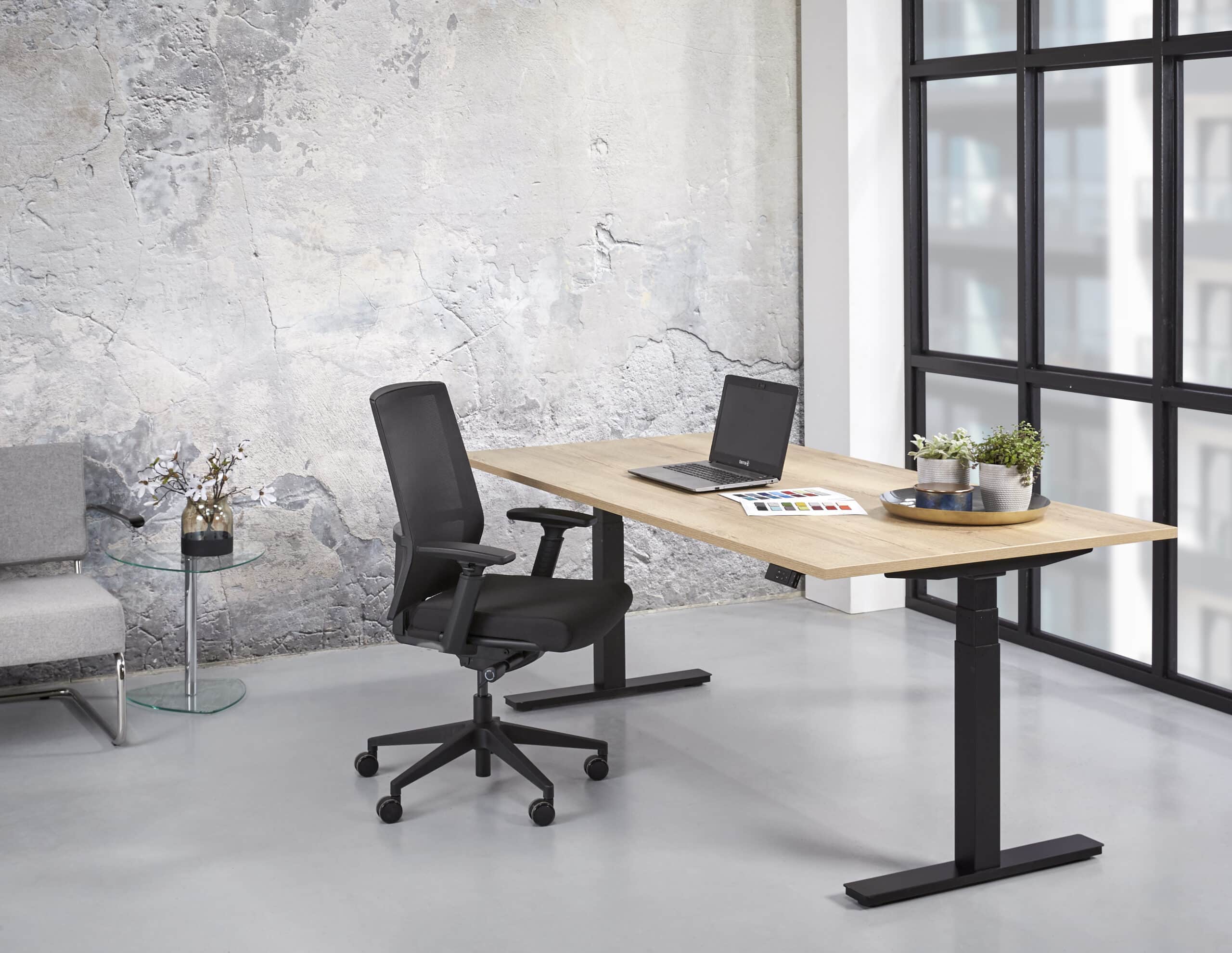 Outlet zit sta bureau professional elektrisch verstelbaar
