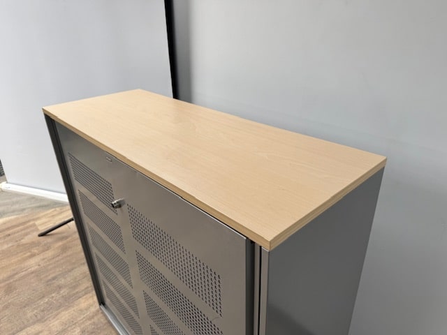 Ahrend akoestische schuifdeurkast grijs