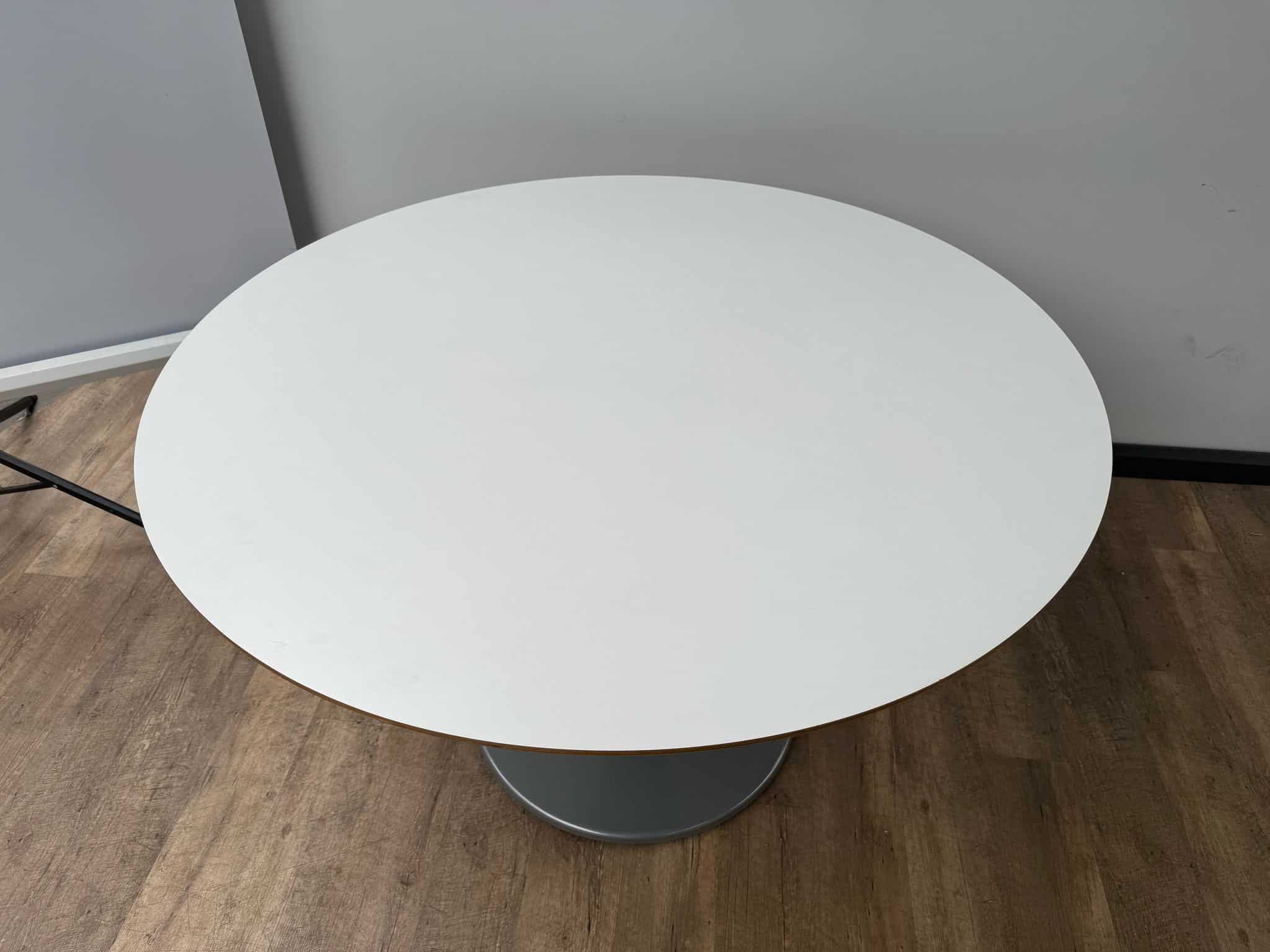 Ronde kantine/vergadertafel (Wit)