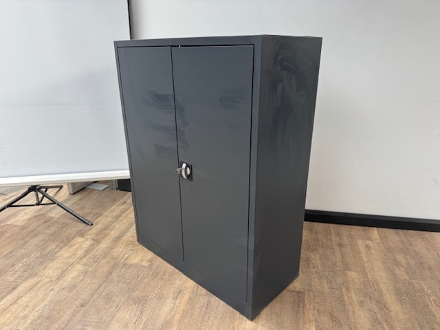 Draaideurkast antraciet 121 x 93 x 42