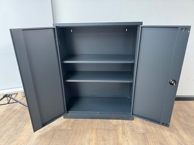 Draaideurkast antraciet 121 x 93 x 42