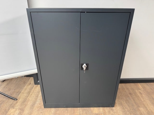 Draaideurkast antraciet 121 x 93 x 42