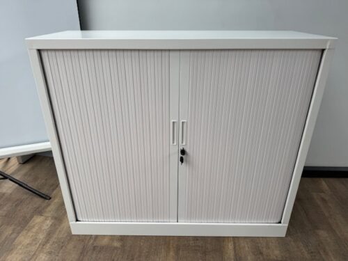 Witte roldeurkast 105 x 120 x 43