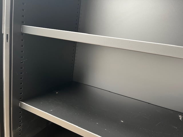 Roldeurkast zwart 105 x 120