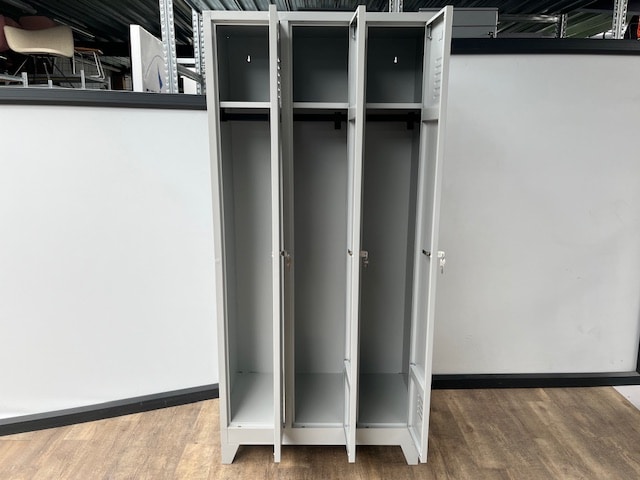 Lockerkast XL 3-delig B-keus