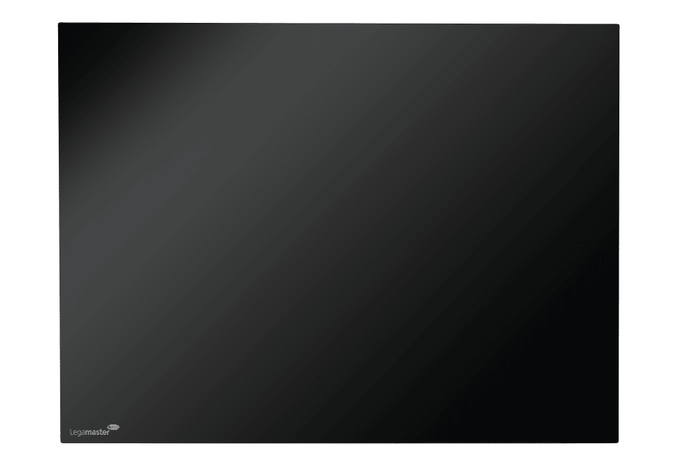 Whiteboard glas - zwart - 90x120