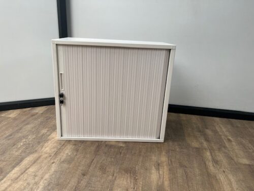 Metalen roldeurkast 70 x 80 wit
