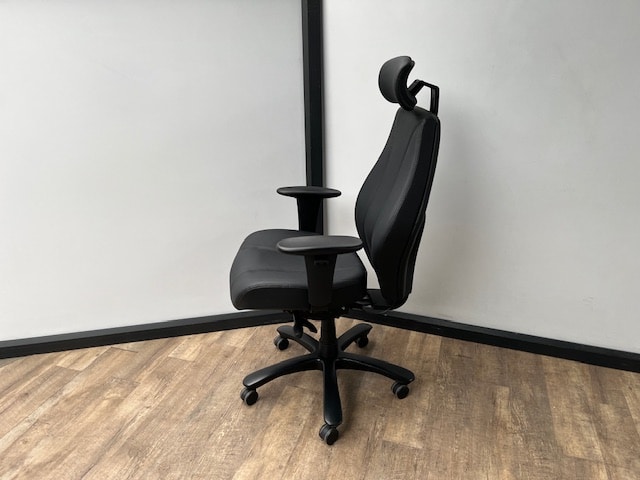 Raptor heavy duty 24uurs bureaustoel leer (b-keus)