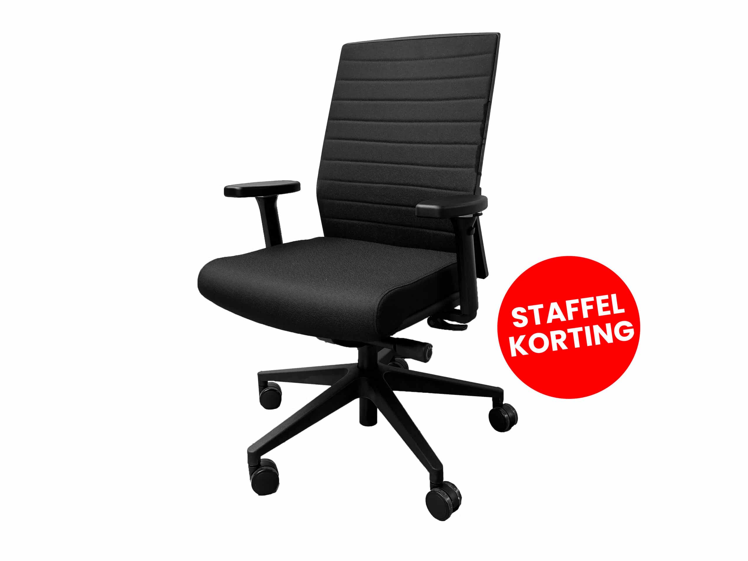 Bureaustoel Norma 4D armleuning stof