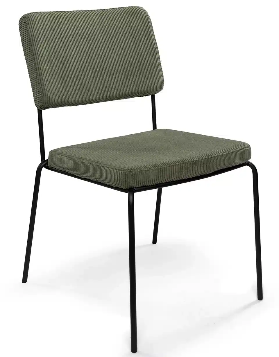 Ribstoel zonder armleuning (Groen)