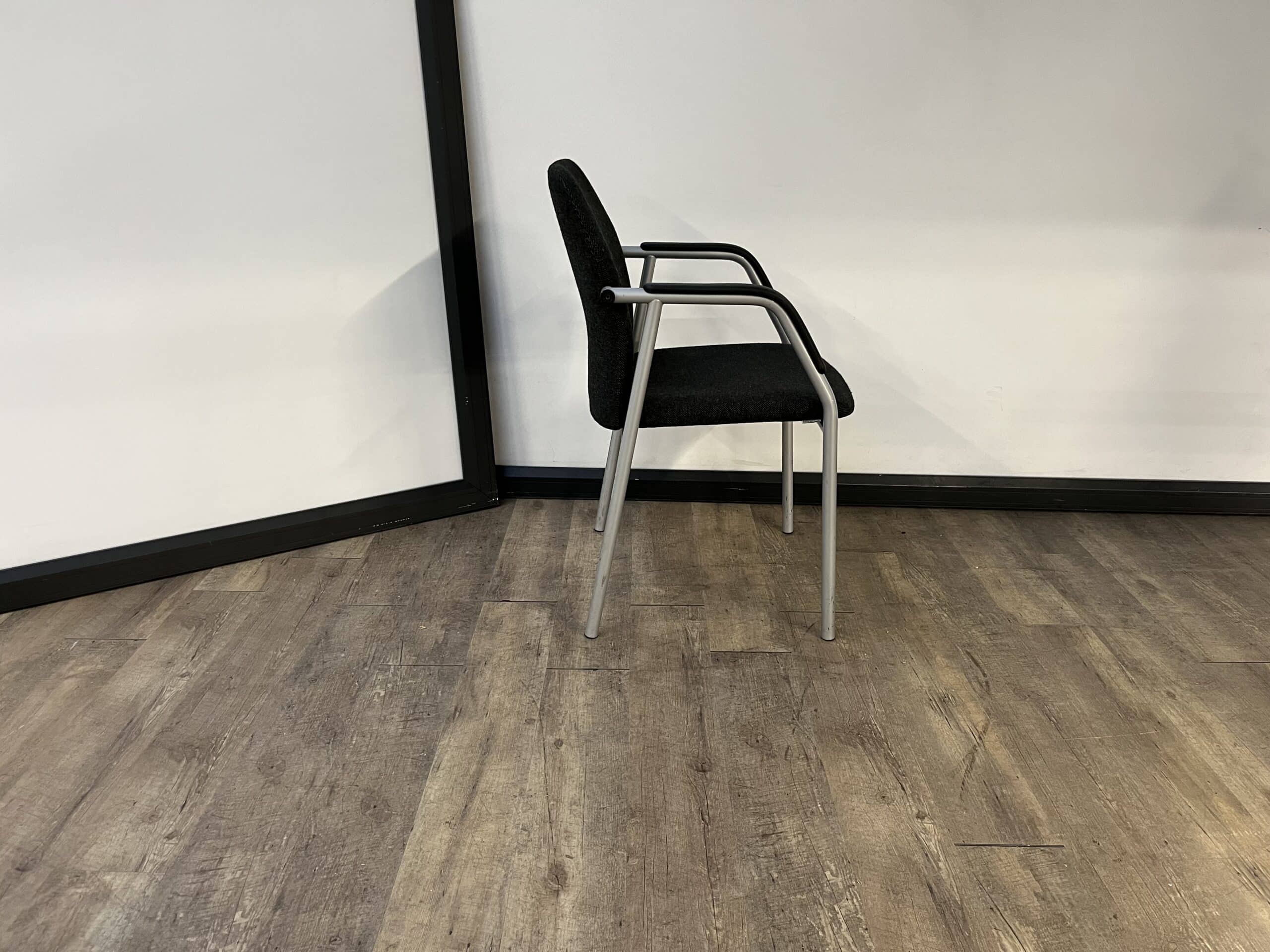 Vergader/kantinestoel Aluminium-antraciet - Afbeelding 4