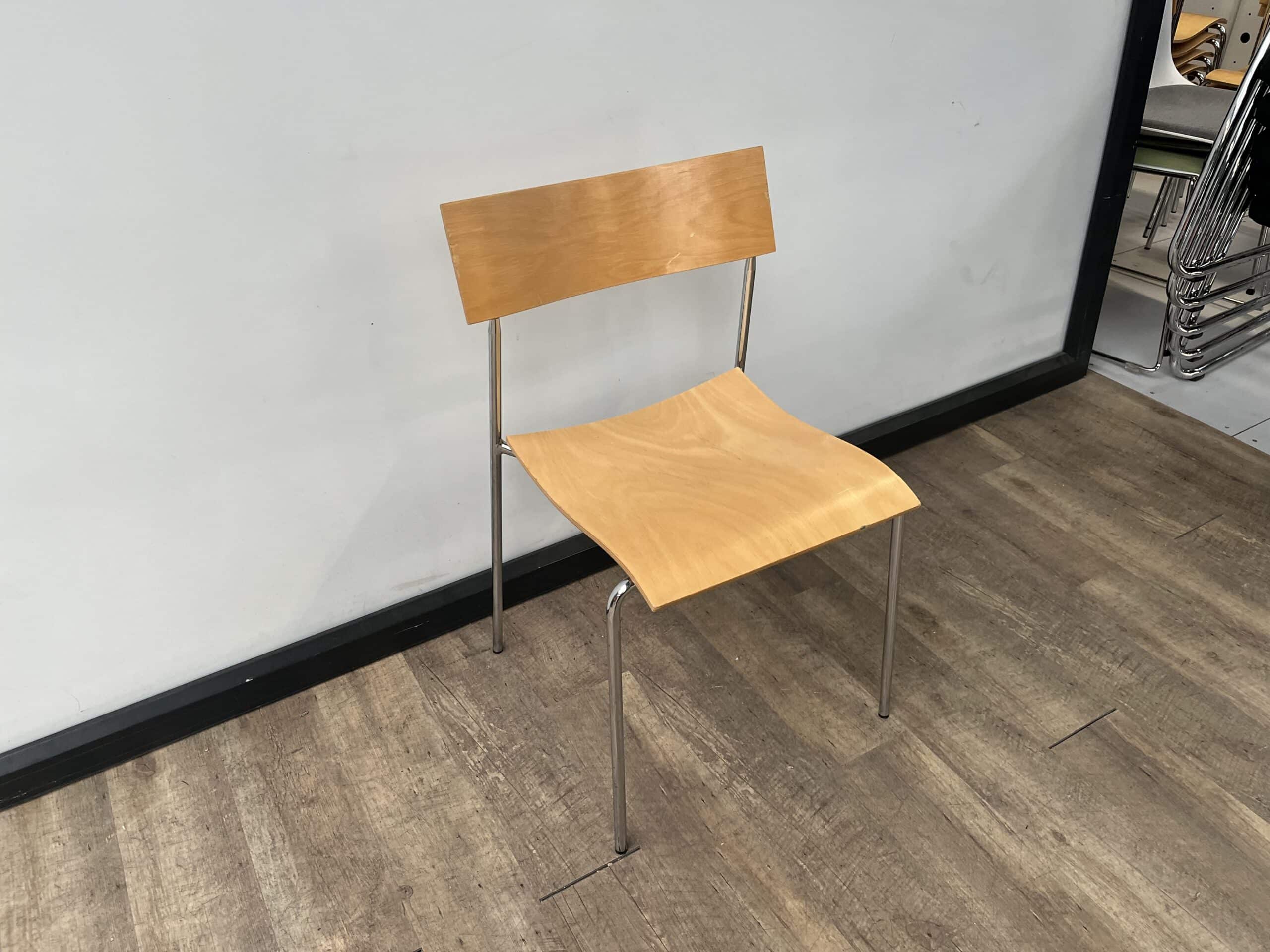 Houten Kantinestoel - Lammhults
