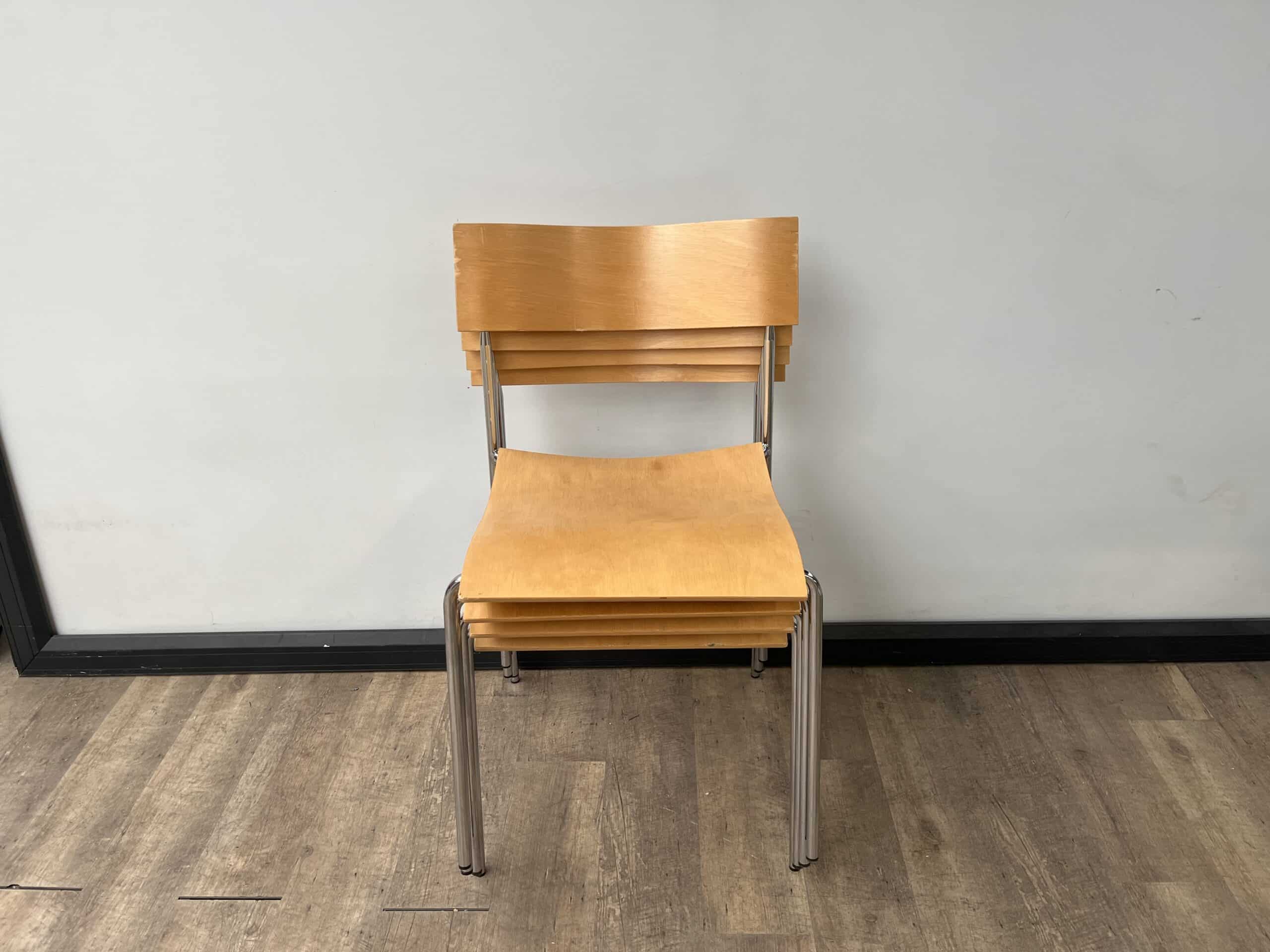Houten Kantinestoel - Lammhults