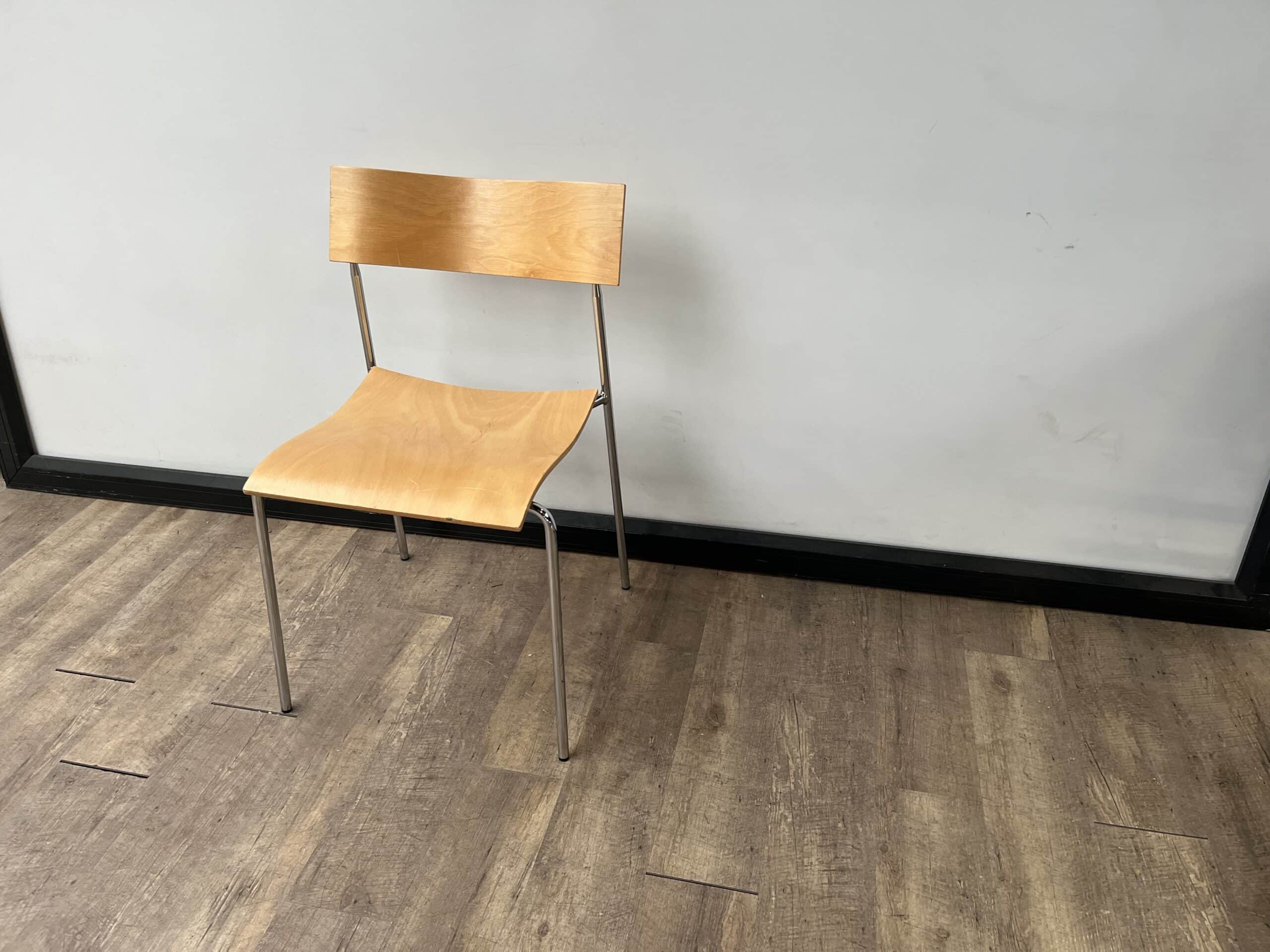 Houten Kantinestoel - Lammhults