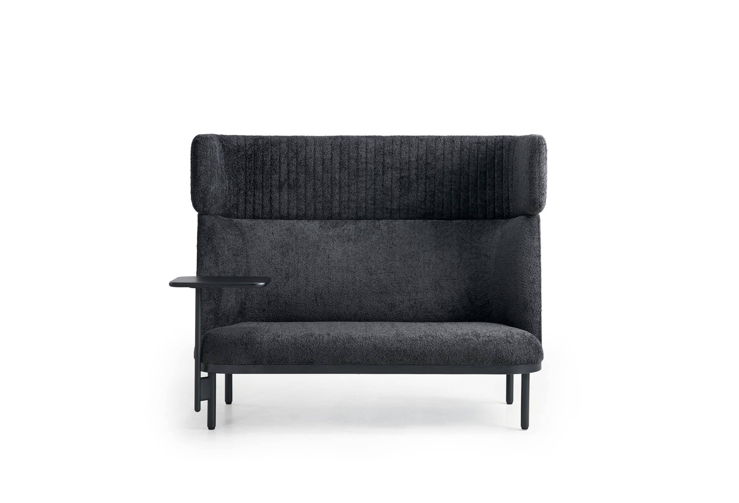 Akoestische loungebank duo zwart
