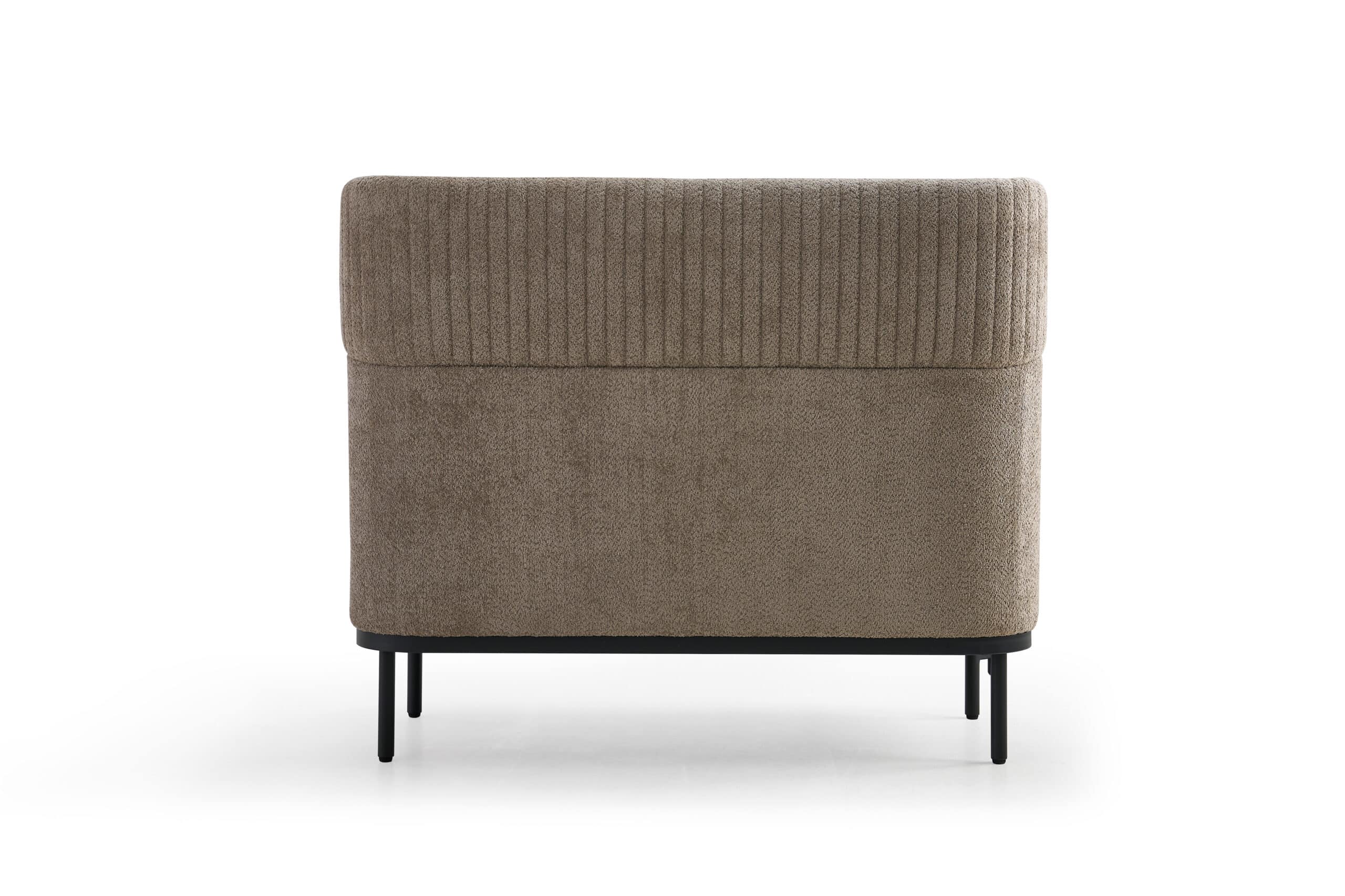 Akoestische loungebank duo taupe