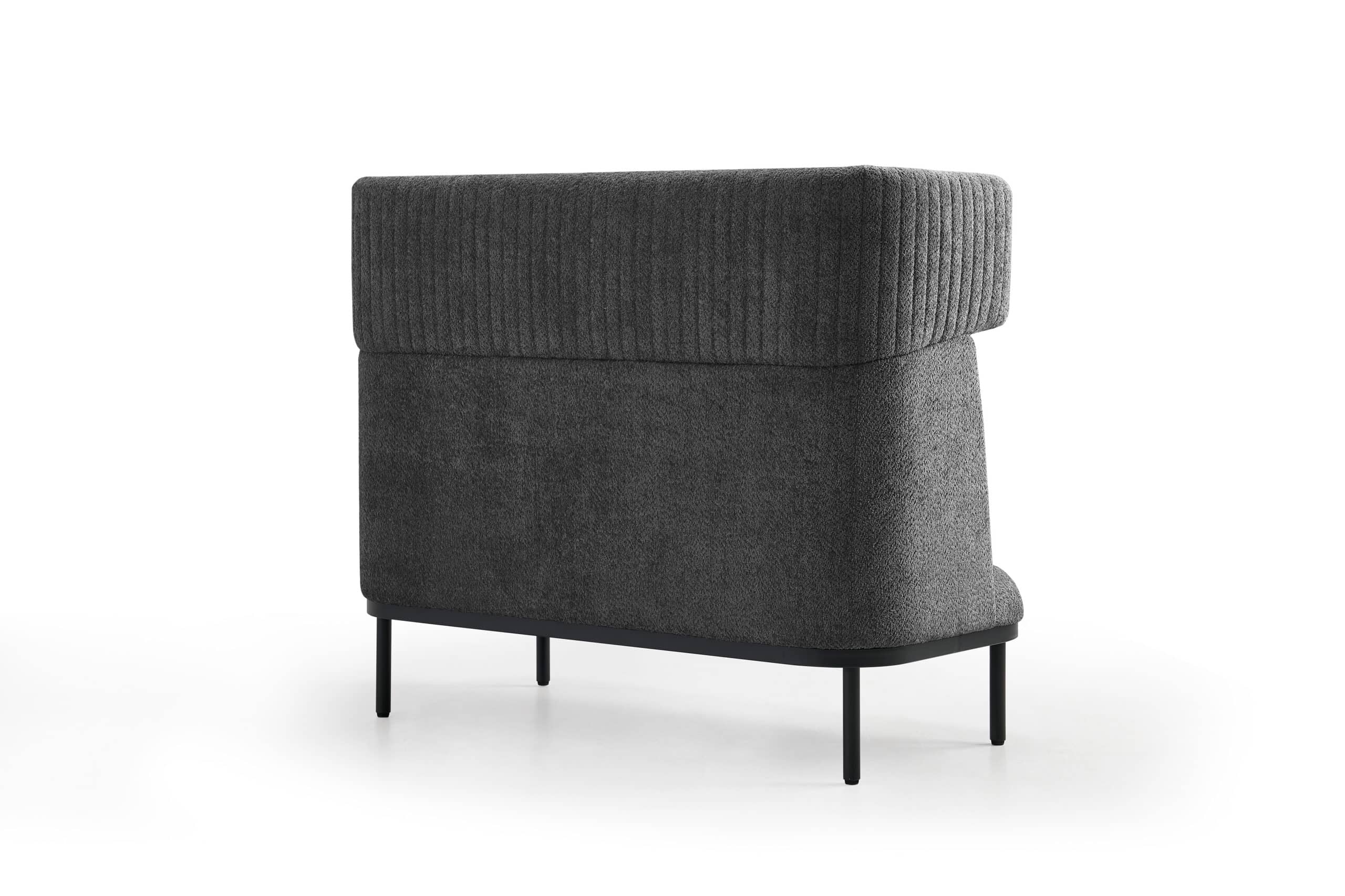 Akoestische loungebank duo zwart