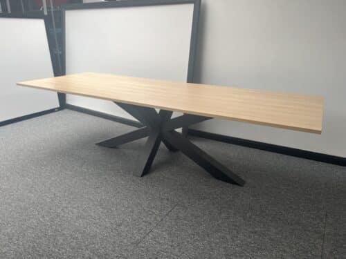 Deensovale vergadertafel x-poot (280x100)