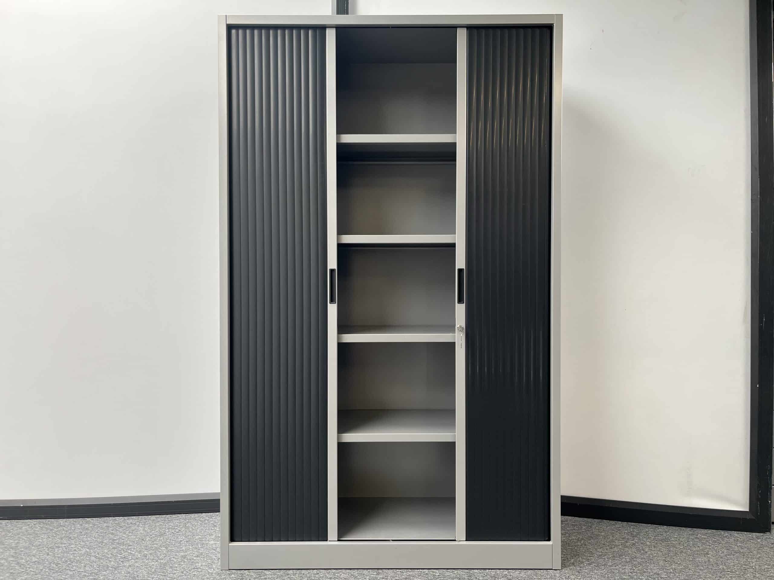 Roldeurkast Alumnium/zwart (194,5×120) - Afbeelding 2