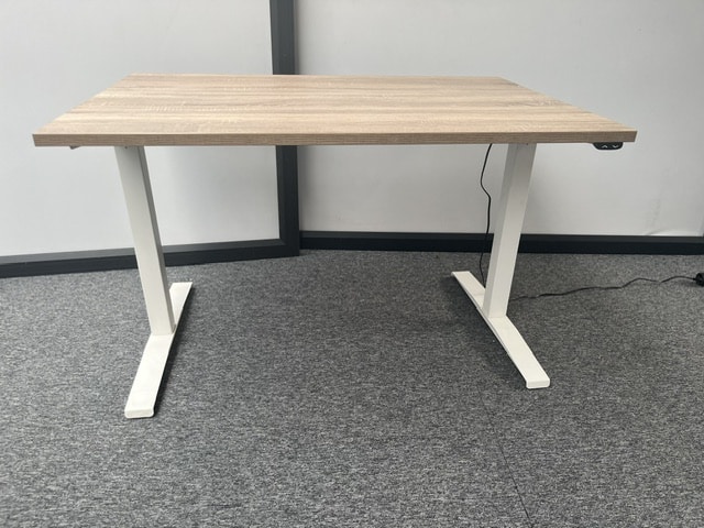 Zit-sta bureau elektrisch (Wit)