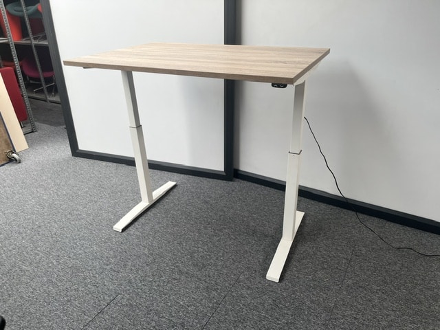 Zit-sta bureau elektrisch (Wit)