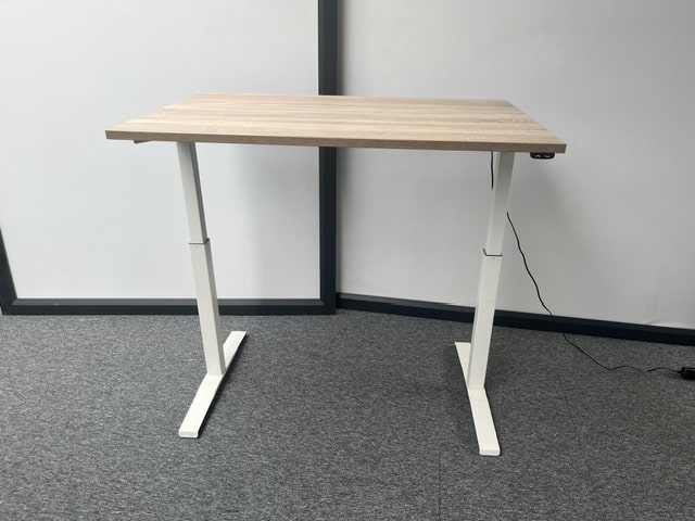 Zit-sta bureau elektrisch (Wit)