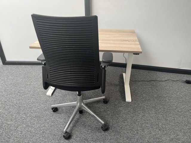 Zit-sta bureau elektrisch (Wit)