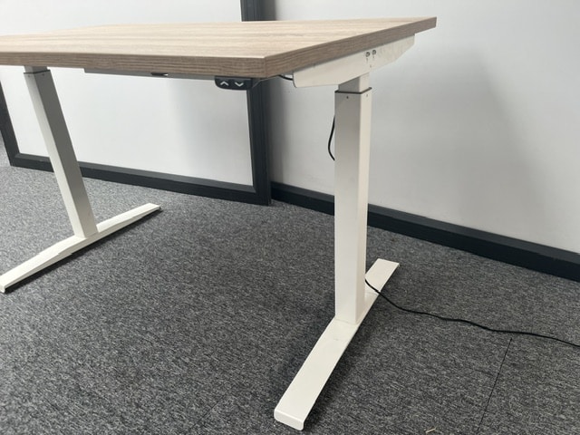 Zit-sta bureau elektrisch (Wit)