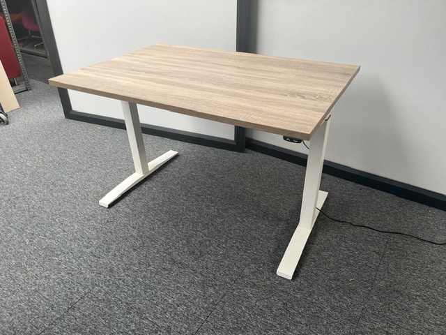 Zit-sta bureau elektrisch (Wit)