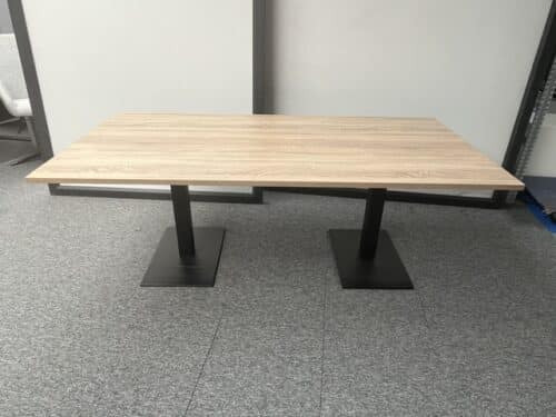 Vergadertafel 200x100 (Zuilpoot)