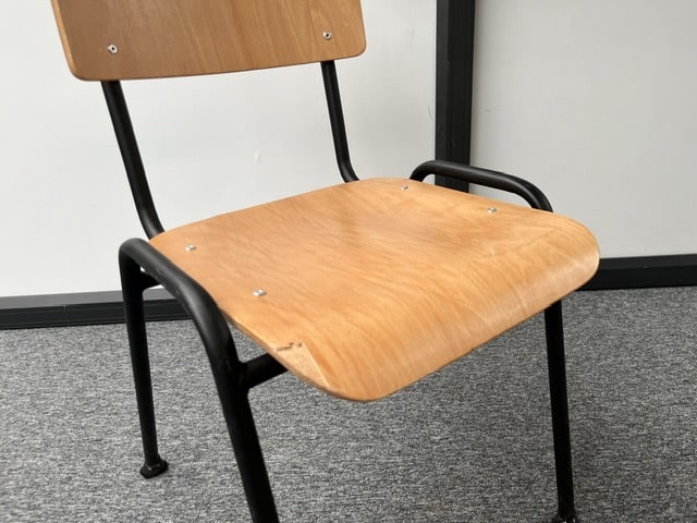 Houten Kantinestoel